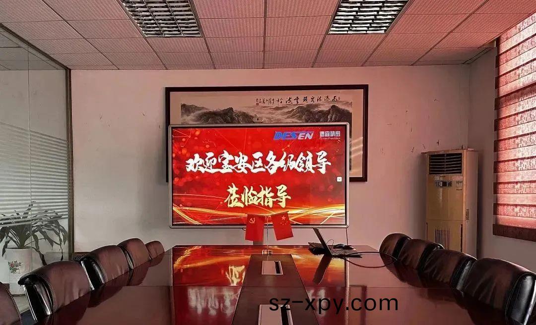 送祝(zhu)福 皷榦(gan)勁 促髮展 寶(bao)安區(qu)領(ling)導節(jie)后(hou)走(zou)訪悳(de)森(sen)